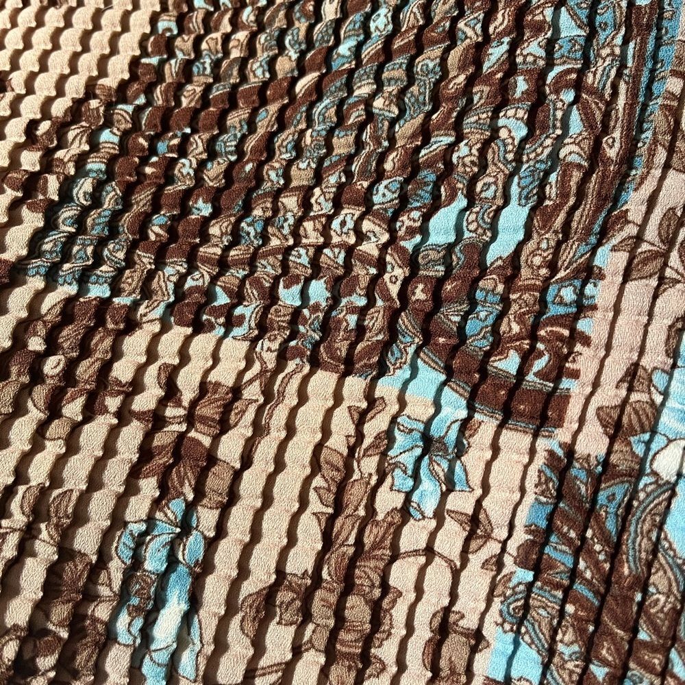 Vintage Basic Editions Crinkle Pleated Stretch Sl… - image 5